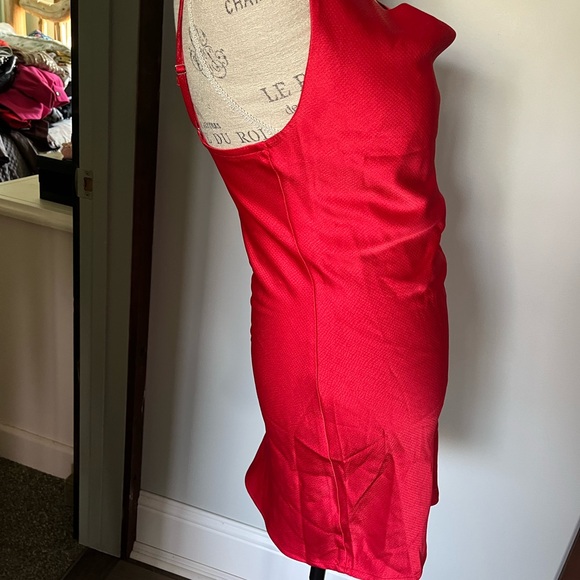 Shinestar Strapless Scarlet Dress - Picture 2 of 5